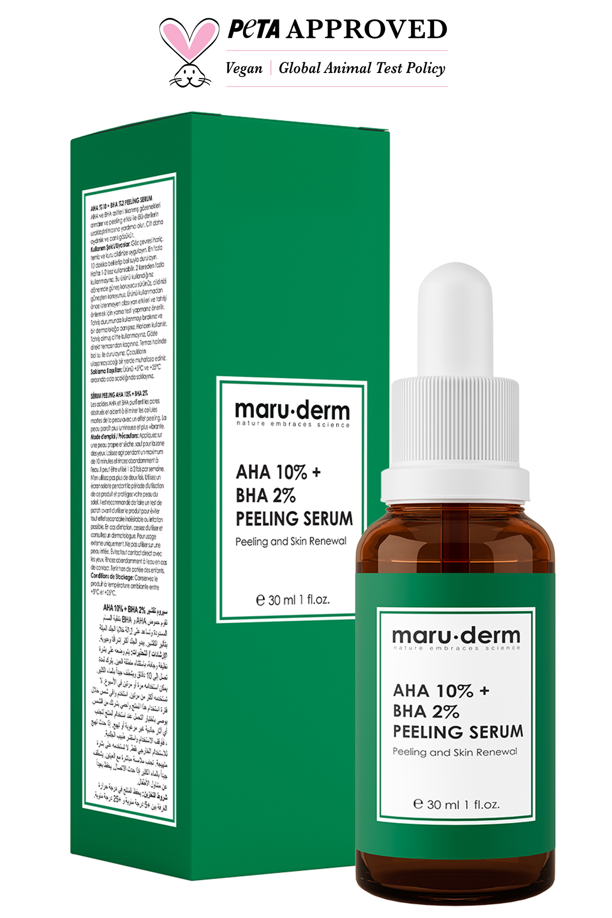 Maruderm AHA 10 % + BHa 2 % Peeling-Serum 30 ML