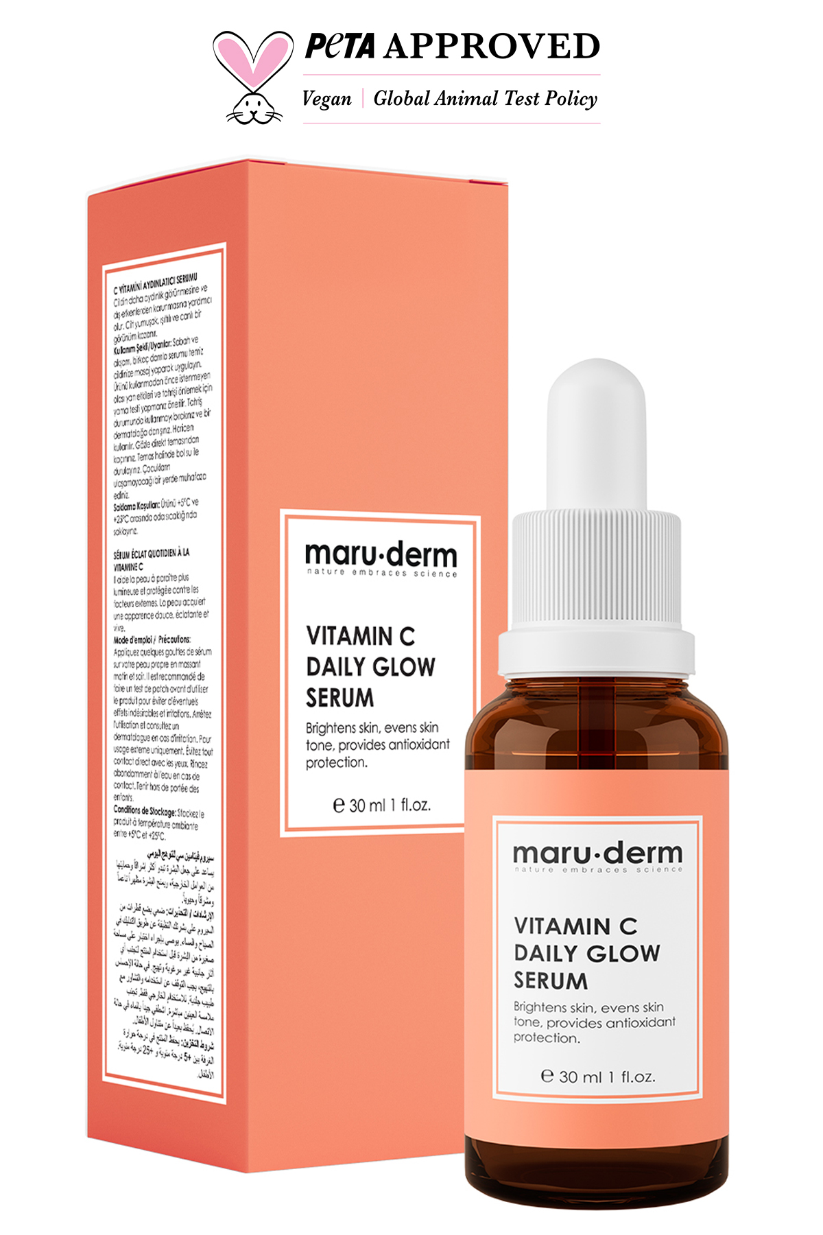MaruDerm Hautaufhellendes Serum mit Vitamin C und Peptiden 30 ML