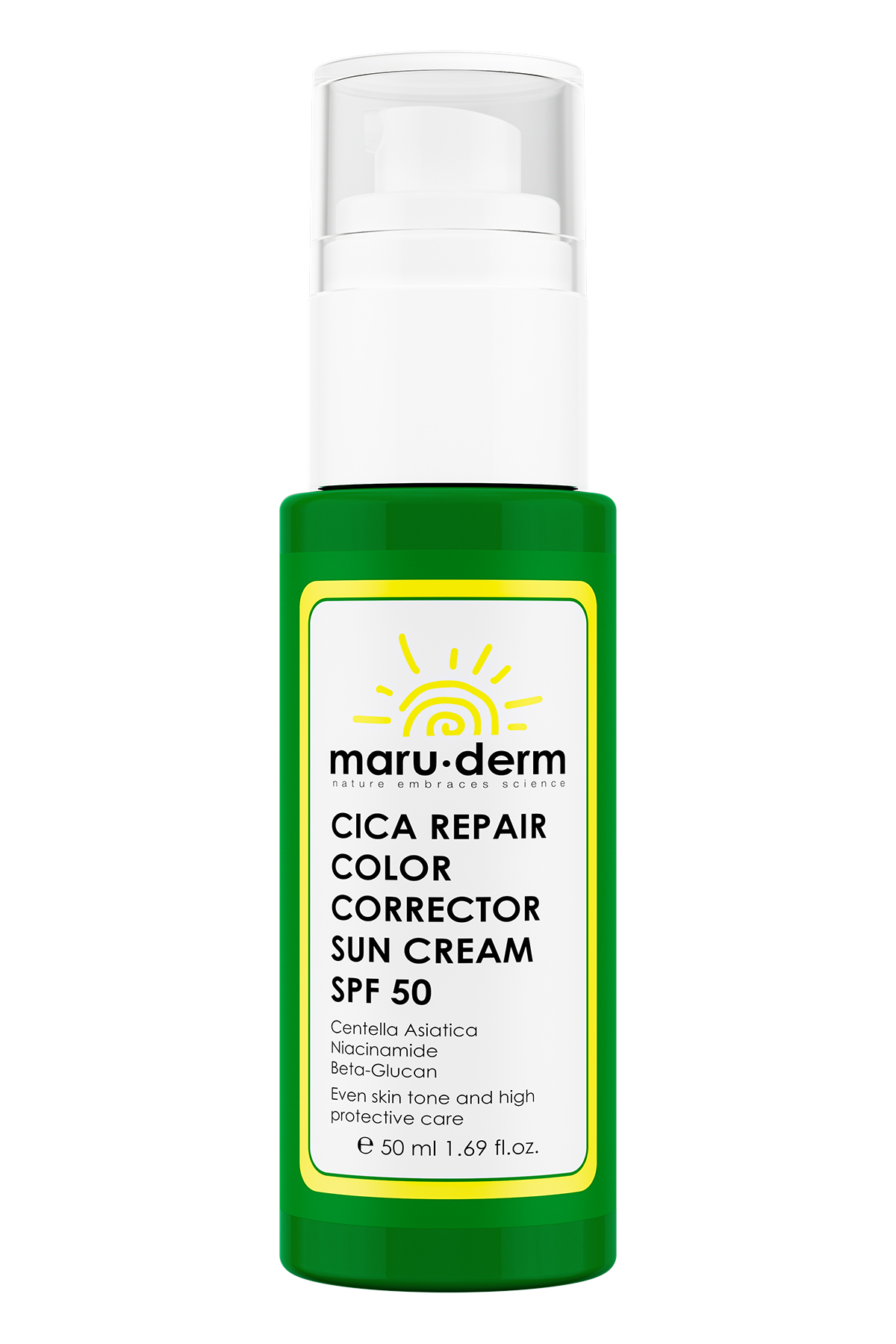 Maruderm SPF 50+ Cica Tone Correcting Sunscreen 50 ML